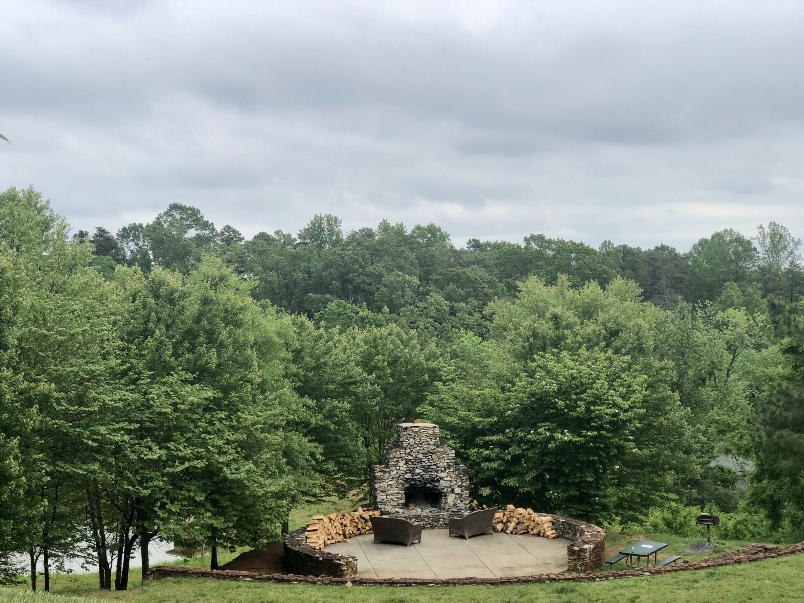 Outdoor Fireplace