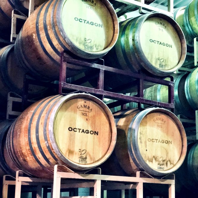 Octagon Wine Barrels