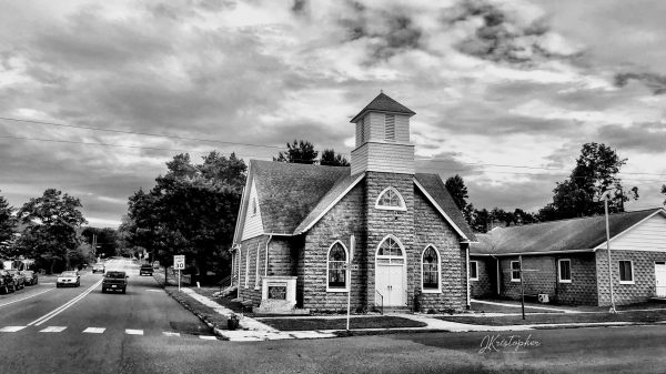Country Church in a small town